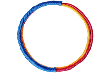 Classic hoop isolated on transparent background