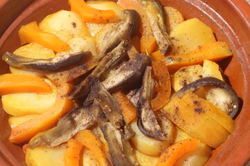 Fresh Tajine Close-up, Traditional Moroccan Food