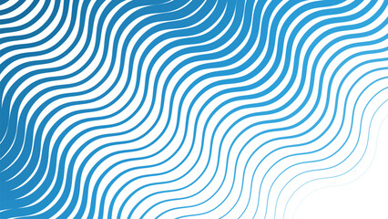 Blue stripes wavy line abstract background modern minimalist vector design for digital projects