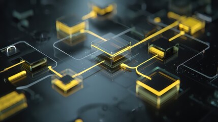 Innovative technology action digital circuit graphic design futuristic environment high-definition viewpoint network concept