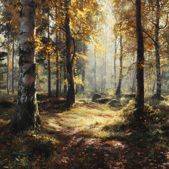 Obraz premium Soft sunlight 