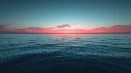 Fototapeta premium Peaceful ocean sunset