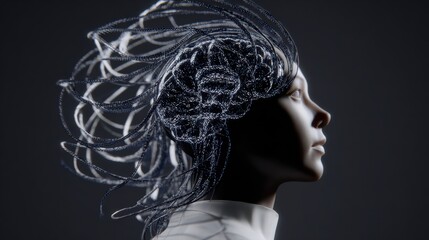 Abstract illustration representing artificial intelligence intentions.