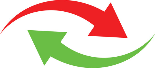 arrow flat style icon on transparent background. curve arrow icon. arrow icon for your web site 