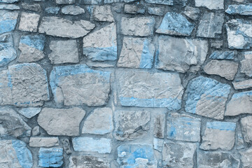 Blue Haze Trend. Blue Haze Color. Blue Haze. Blue Haze Texture. Art Design. Stone Texture. Texture of Natural Stone Tinted in Blue