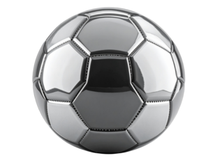 Spinning Modern Football with Motion Blur Effect, isolated transparent background png
