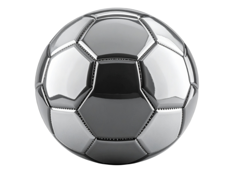 Spinning Modern Football with Motion Blur Effect, isolated transparent background png
