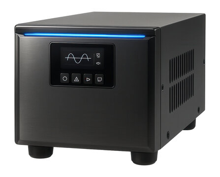 Online double conversion UPS with dual DSP control boards and SNMP compatibility