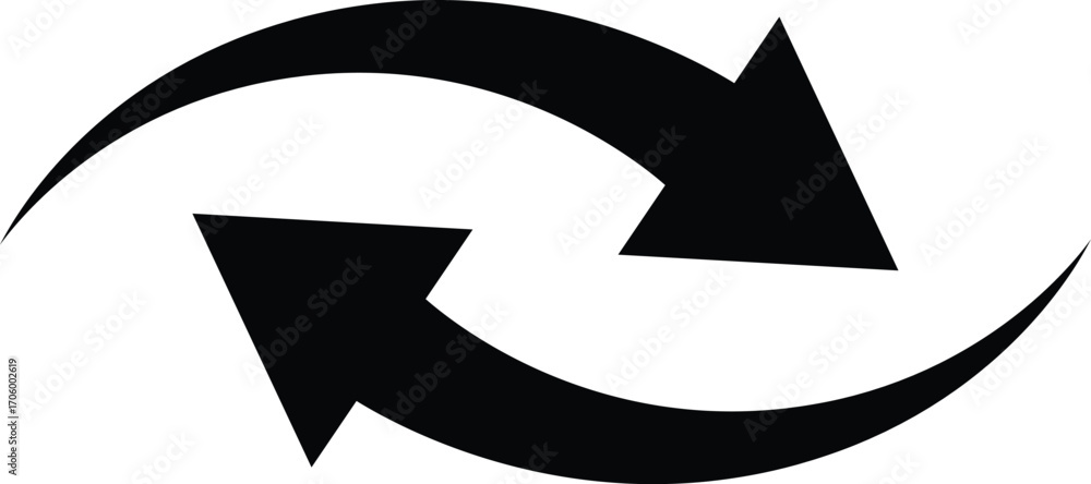 Sticker curve arrow icon. arrow flat style icon on transparent background. arrow icon for your web site desi