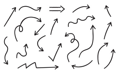 Hand Drawn Arrows Collection – Sketchy Direction Symbols