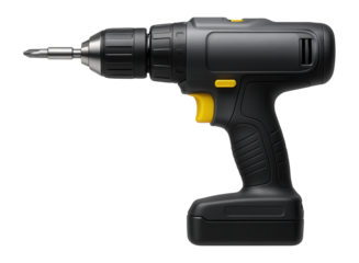 Variable speed cordless drill with a magnetic bit holder, suitable for furniture assembly.