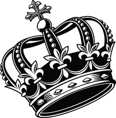 Majestic Royalty Crown Emblem of Prestige and Timeless Elegance