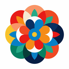 abstract flowers background