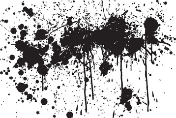 Monochrome Ink Grunge Texture Set