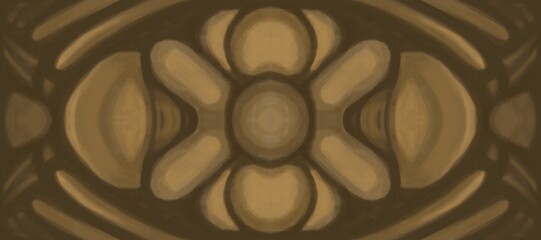 Abstract image for printing. Picture for modern interiors. The picture is painted by hand on a tablet. © neurostructure