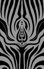 Minimal abstract image for printing. Picture for modern interiors. The picture is painted by hand on a tablet.