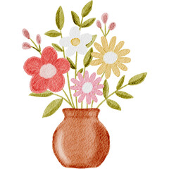 flowers in vase