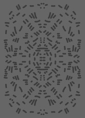 Minimal abstract image for printing. Picture for modern interiors. The picture is painted by hand on a tablet. © neurostructure