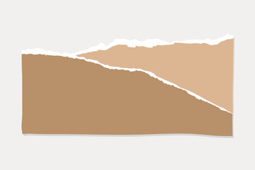 Abstract torn paper design element