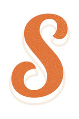 Letter S png alphabet lettering
