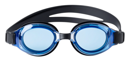 Swimming Goggles PNG, Protective Eyewear for Swimming, Transparent Background, Sports and Pool Accessories, Water Protection Glasses Illustration