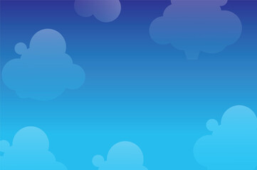 Cartoon Clouds Vector Illustration &ndash; Cute and Fluffy Sky Elements