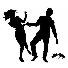 Businessman and Businesswoman...