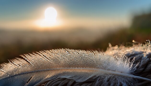 dewy gideon s fleece on soft wool a serene morning still life with copy space