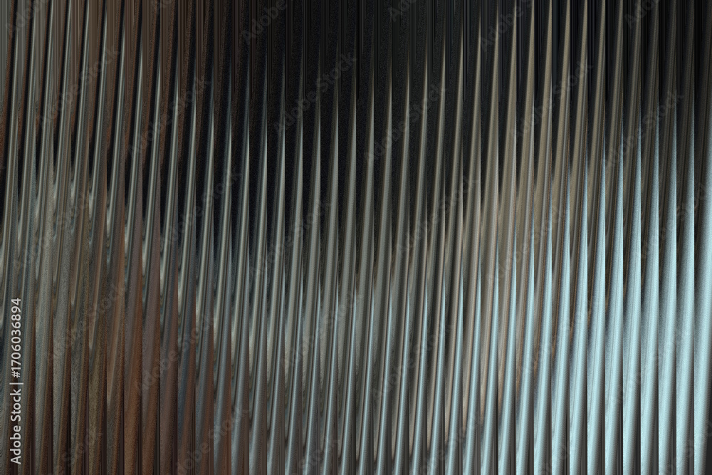 Poster a closeup view of a textured surface with vertical ribbed patterns, creating a sense of depth and ab