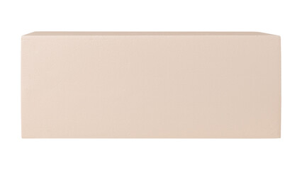 Beige rectangle png, geometric shape sticker, isolated object design