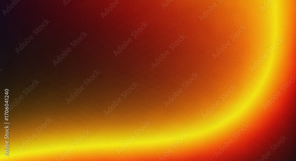 Poster vibrant orange and yellow gradient background with subtle grainy texture and light effect