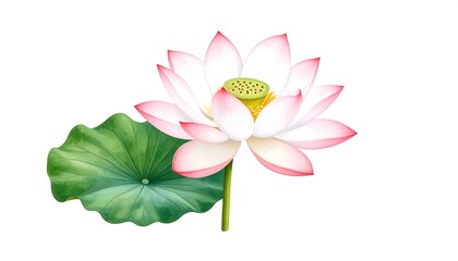 Beautiful lotus flower illustration