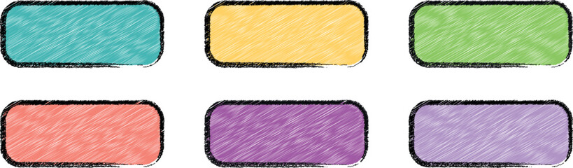 Distressed Colourful Scribed Paint brush Stamps and Ink Splatter Rectangles: Grunge Vector Frames, Rough Scratch Backgrounds, and Bold Text Banner Designs
