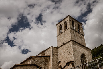 Fototapeta premium The Cathedral of Saints Mariano and Giacomo is the mother church of the Diocese of Gubbio. It is dedicated to Saints Mariano and Giacomo, martyrs of Lambaesi in Numidia.