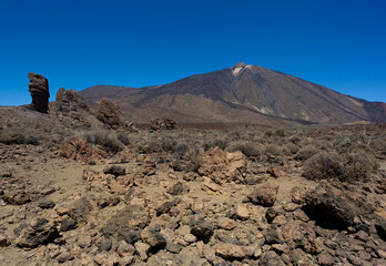 Roques of Garcia in the Teide National Park, Tenerife island, Spain