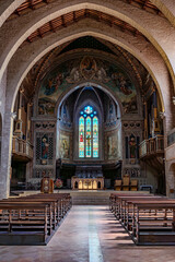 Fototapeta premium The Cathedral of Saints Mariano and Giacomo is the mother church of the Diocese of Gubbio. It is dedicated to Saints Mariano and Giacomo, martyrs of Lambaesi in Numidia.