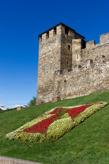 Castle of the templars in Ponferrada, Leon, Castilla y Leon, Spain
