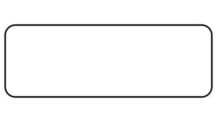 Obraz premium Png blank text box sticker, rectangle design, transparent background