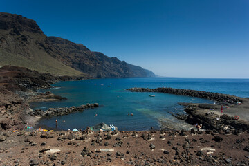 Coast in the Teno Point, Tenerife island, Spain