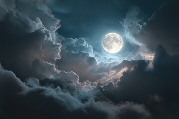 Obraz premium big moon. MZ 