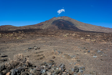 Teide mountain from the Narices del Teide lookout, Tenerife island, Spain