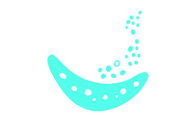 vector illustration of a bird doodle