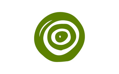 green eye target doodle