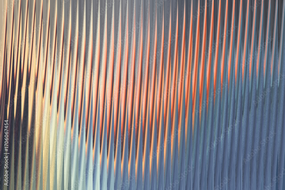 Poster the textured surface of corrugated glass refracts light, creating a captivating abstract pattern of 