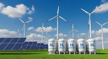 Renewable Energy Production and Hydrogen Storage