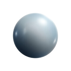 Obraz premium Glossy Silver Sphere Isolated on Black Background Abstract Design Element for Commercial Use