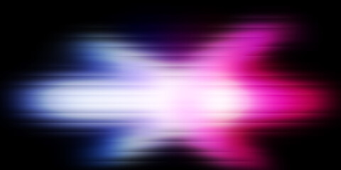 Abstract glass morphism background with glowing pink purple luminous streak blur horizontal stripe futuristic vibrant wallpaper