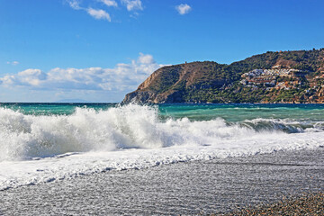 La Herradura beach in Andalucia, Spain	