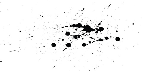 Simple Black Ink Stroke on White Background Minimalist Design Element Graphic Resource