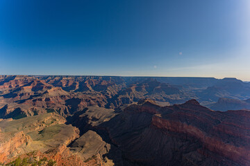 アメリカ　アリゾナ州のグランドキャニオンの風景　マーサーポイント　グランドサークル
